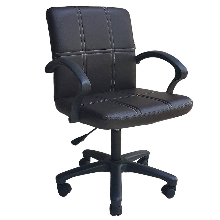 Inter Steel เก้าอี้สำนักงาน ระบบโช๊คแก็ส หลังพิงซวิง รุ่น Office Chair03 ( เบาะหนังสีดำ/ชมพู ) Inter Steel เก้าอี้สำนักงาน ระบบโช๊คแก็ส หลังพิงซวิง รุ่น Office Chair03 ( เบาะหนังสีดำ/ชมพู )