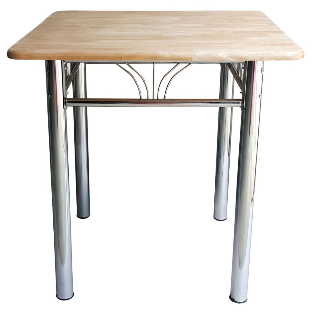 Inter Steel โต๊ะทานข้าว ท็อปสี่เหลี่ยม รุ่น 75x75-TW (ขาสีดำ/ท้อปไม้ยางพารา) Inter Steel โต๊ะทานข้าว ท็อปสี่เหลี่ยม รุ่น 75x75-TW (ขาสีดำ/ท้อปไม้ยางพารา)