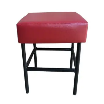 Inter Steel เก้าอี้ สตูลบาร์ ขนาดกลาง รุ่น Stool M - สีดำ/แดง