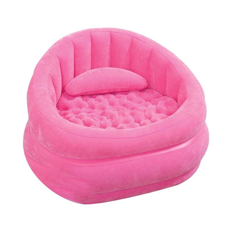Intex เก้าอี้เป่าลม คาเฟ่แชร์ รุ่น 68563PK (สีชมพู)