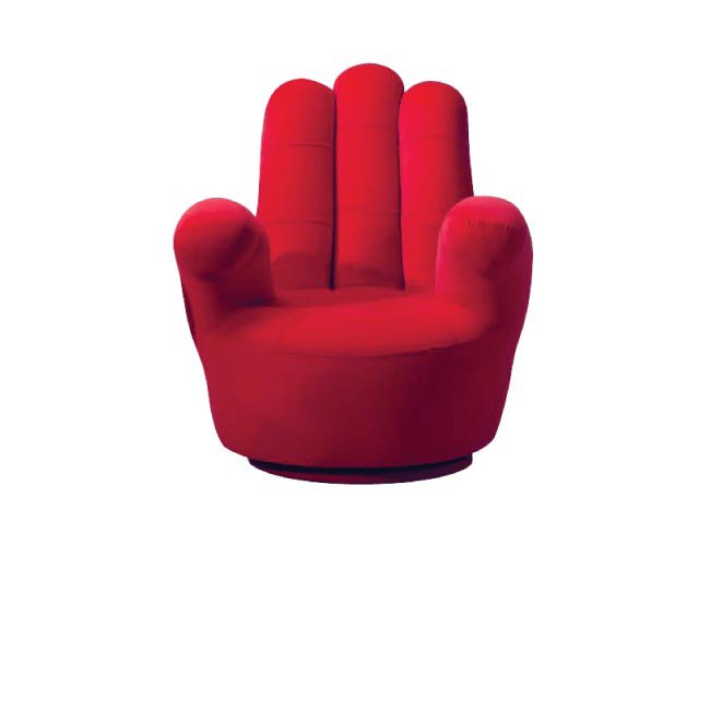 Intrend Design โซฟาเดี่ยว รูปมือ (สีแดง) Intrend Design โซฟาเดี่ยว รูปมือ (สีแดง)