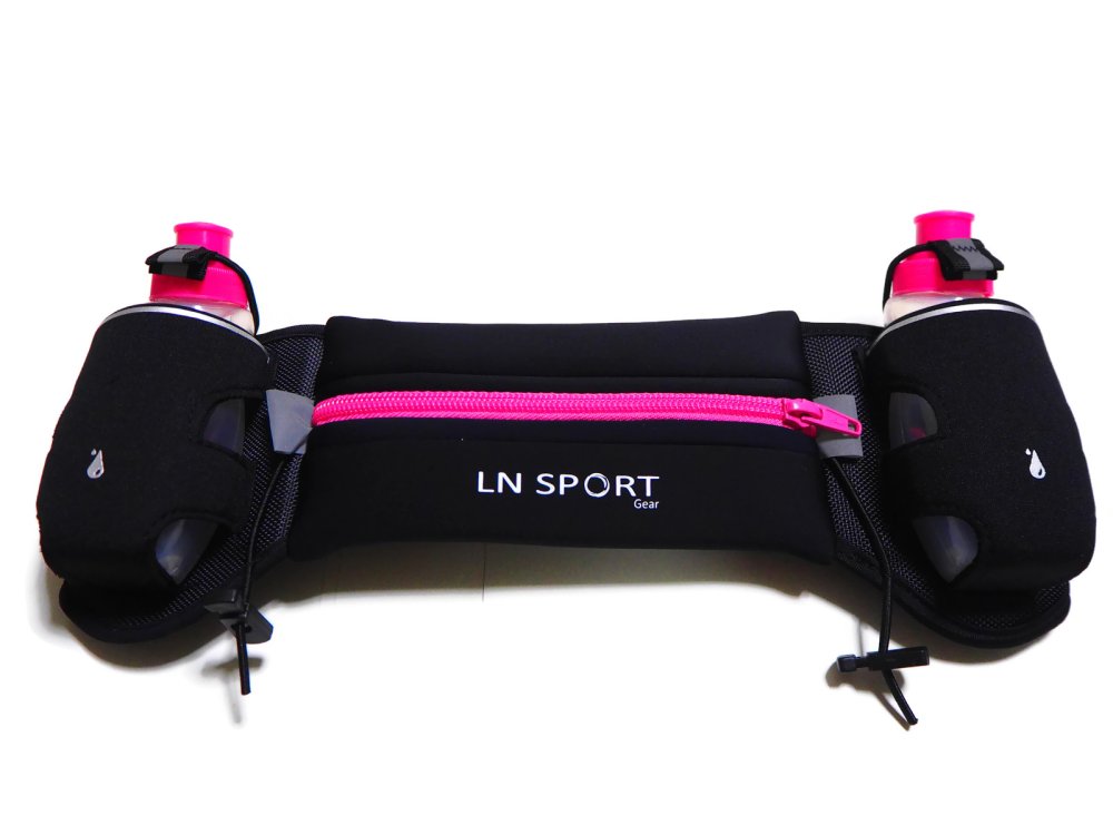 LN Sport กระเป๋าคาดเอวพร้อมขวดน้ำ Hydration Running Belt (สีชมพู) LN Sport กระเป๋าคาดเอวพร้อมขวดน้ำ Hydration Running Belt (สีชมพู)