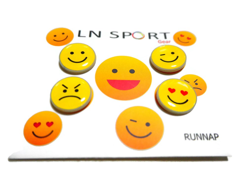 LN Sport ตัวติดเบอร์วิ่ง Runnap (Bib Race Number Holder) ลาย emoji LN Sport ตัวติดเบอร์วิ่ง Runnap (Bib Race Number Holder) ลาย emoji