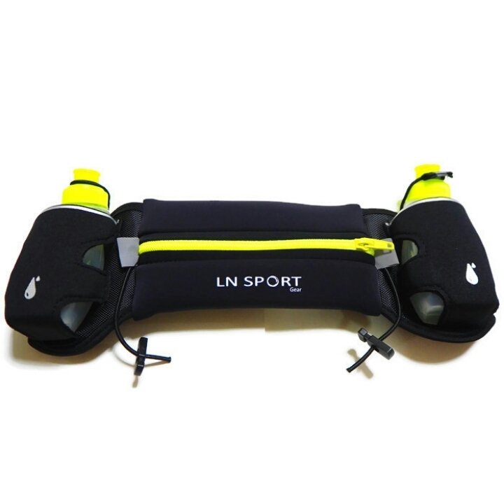 LNsport กระเป๋าคาดเอวพร้อมขวดน้ำ Hydration Running Belt (สีเขียว) LNsport กระเป๋าคาดเอวพร้อมขวดน้ำ Hydration Running Belt (สีเขียว)