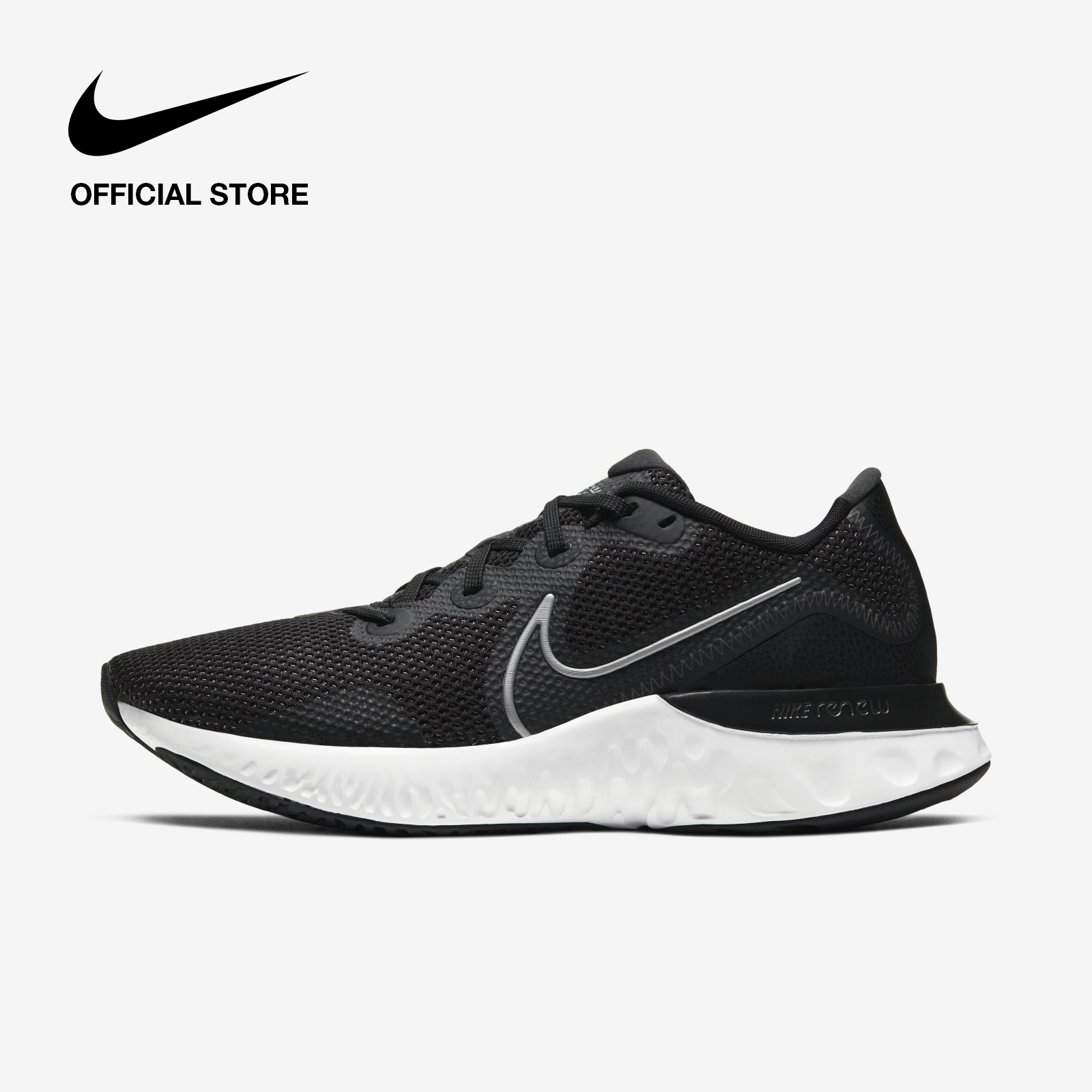 Nike Men's Renew Run Running Shoes - Black ไนกี้ รองเท้าวิ่งผู้ชาย รีนิว รัน - สีดำ