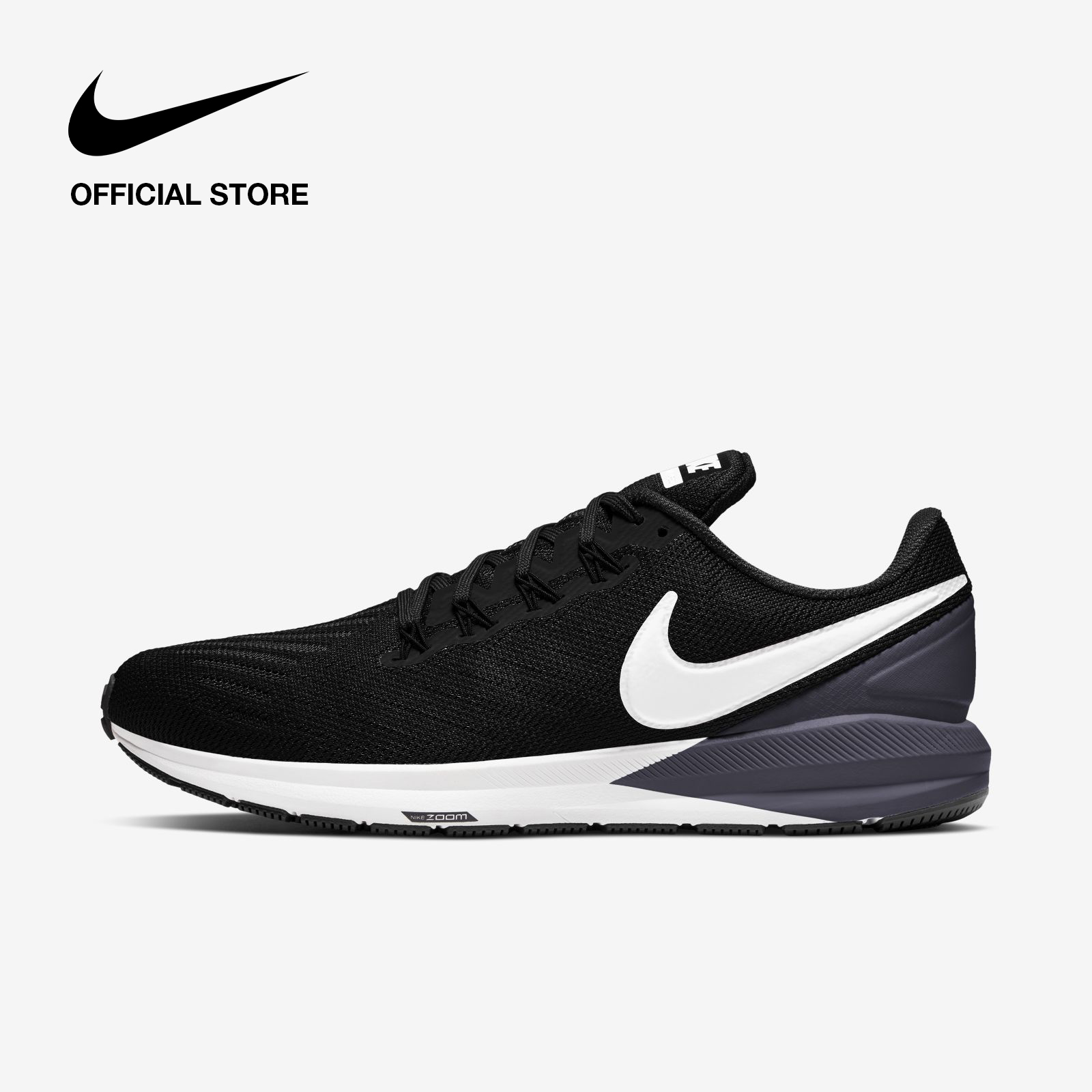 Nike Men's Zoom Structure Shoes - Black ไนกี้ รองเท้าผู้ชาย ซูม สตรัคเจอร์ - สีดำ