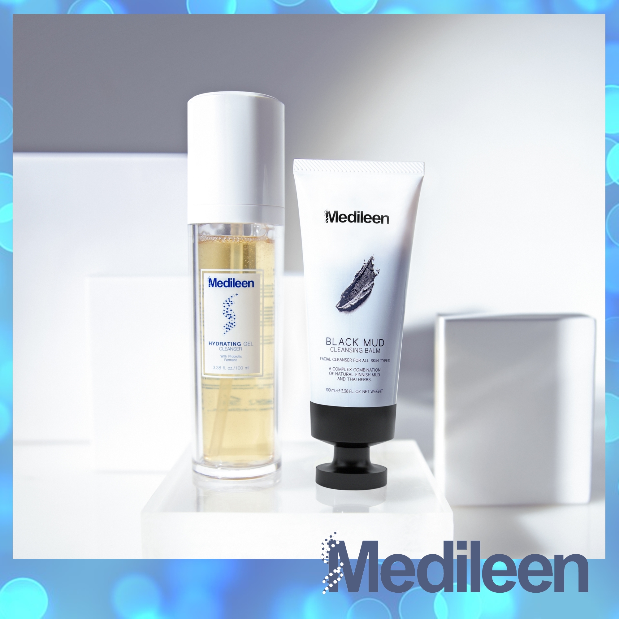 Medileen Black Mud เจลลางหนา เซตทำความสะอาดผวหนาเมดลน Lazada