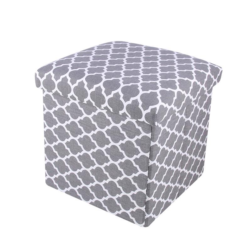 Cloth storage box Foldable storage stool Can sit adult multi-function square sofa change shoe stool