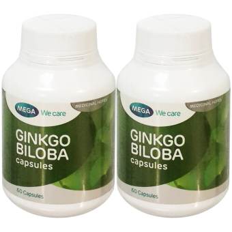 Mega We Care Ginkgo Biloba 60 แคปซูล (2ขวด) Mega We Care Ginkgo Biloba 60 แคปซูล (2ขวด)