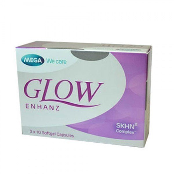 Mega We Care Glow Enhanz ลดรอยแผลเป็นจากสิว (30 แคปซูล)