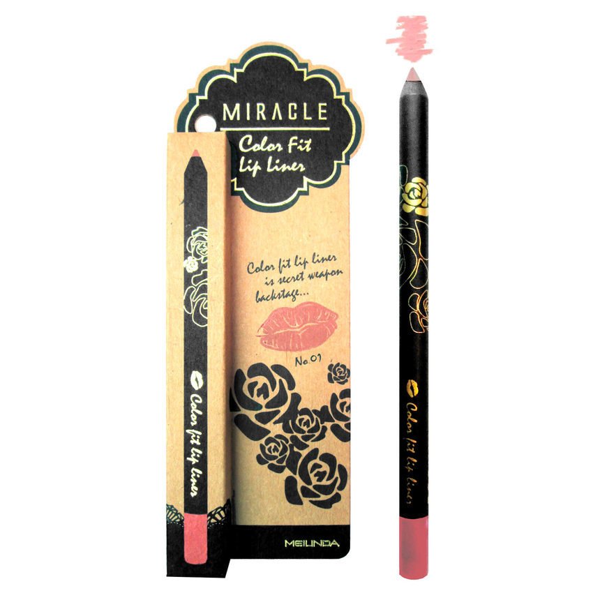 Mei Linda ลิปดินสอ เมลินดา Miracle Color fit Lip Liner (No.1 - Nudy)
