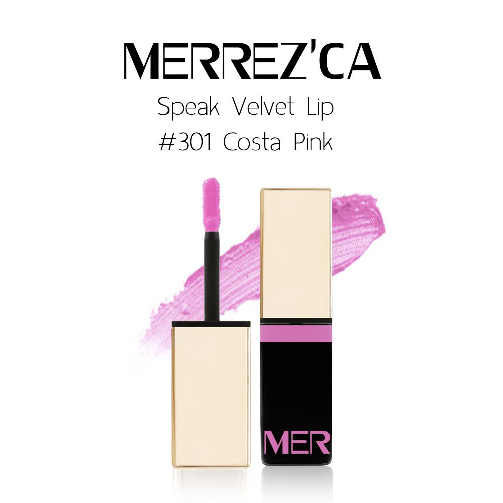 Merrez'Ca Speak Velvet Lip #304 Nude Pink ลิปครีม เมอร์เรซกา Merrezca Merrez'Ca Speak Velvet Lip #304 Nude Pink ลิปครีม เมอร์เรซกา Merrezca