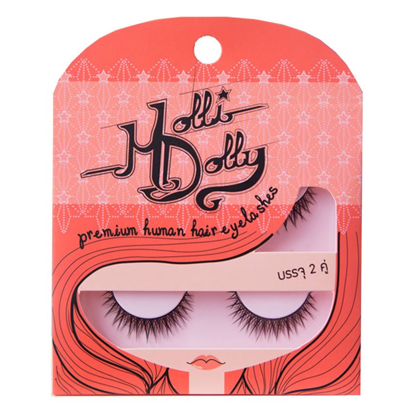 Molli Dolly มอลลี่ ดอลลี่ ขนตาปลอม เบอร์ NS-001 บรรจุ 2 คู่/กล่อง Molli Dolly มอลลี่ ดอลลี่ ขนตาปลอม เบอร์ NS-001 บรรจุ 2 คู่/กล่อง
