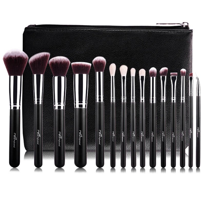 MSQ ชุดแปรงแต่งหน้า 15 ชิ้น - สีดำ MSQ ชุดแปรงแต่งหน้า 15 ชิ้น - สีดำ