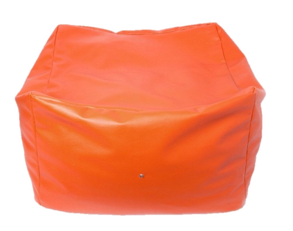 New Brand Bean Bag ทรงสี่เหลี่ยม - สีส้ม