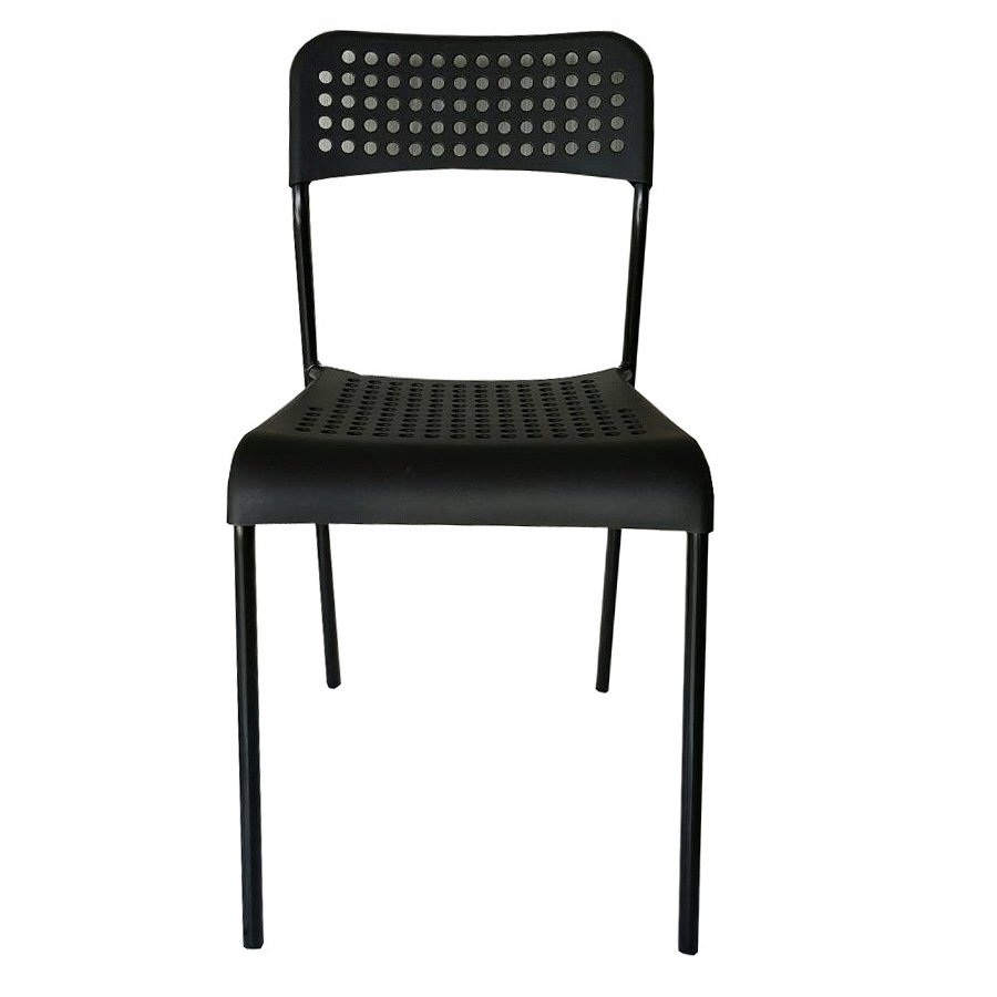 NK Furniline เก้าอี้นั่ง รุ่น NK Chair-LBk ( โครงเหล็กสีดำ-เบาะสีดำ ) NK Furniline เก้าอี้นั่ง รุ่น NK Chair-LBk ( โครงเหล็กสีดำ-เบาะสีดำ )