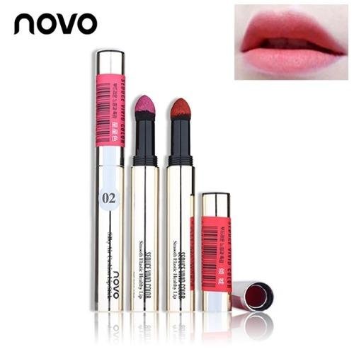 NOVO Lip Makeup Bitten Lips Waterproof Powder Lipstick Sexy Silky Air Cushion Matte Lip Stick Long-lasting Lip Tint Tattoo #07 NOVO Lip Makeup Bitten Lips Waterproof Powder Lipstick Sexy Silky Air Cushion Matte Lip Stick Long-lasting Lip Tint Tattoo #07