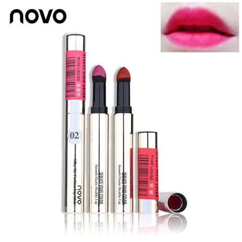 NOVO Lip Makeup Bitten Lips Waterproof Powder Lipstick Sexy Silky Air Cushion Matte Lip Stick Long-lasting Lip Tint Tattoo #07 NOVO Lip Makeup Bitten Lips Waterproof Powder Lipstick Sexy Silky Air Cushion Matte Lip Stick Long-lasting Lip Tint Tattoo #07