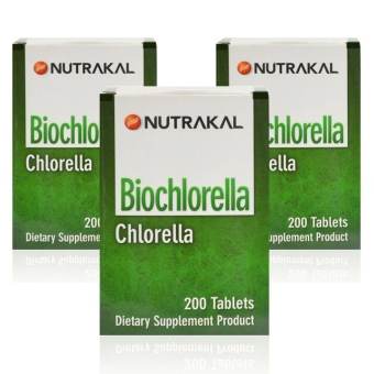 NUTRAKAL Biochlorella สาหร่ายคลอเรลลา ขับสารพิษในร่างกาย 200 เม็ด (3 ขวด) NUTRAKAL Biochlorella สาหร่ายคลอเรลลา ขับสารพิษในร่างกาย 200 เม็ด (3 ขวด)