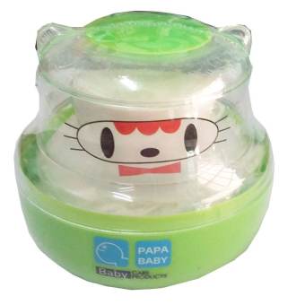 PAPA ตลับแป้งเด็ก (สีเขียว)
