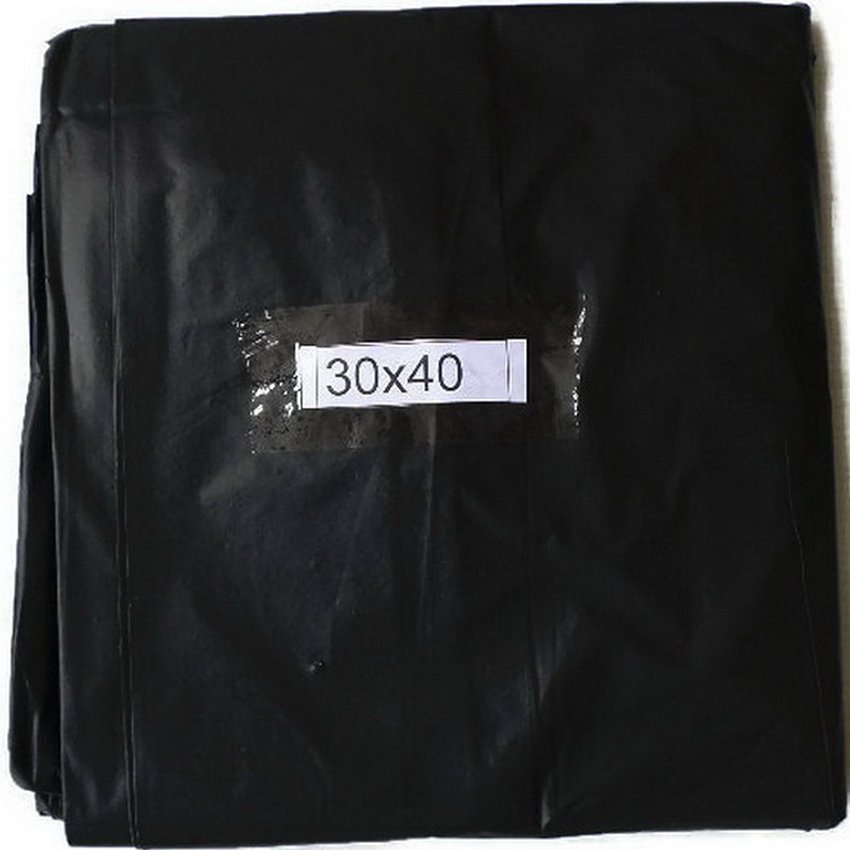 papamami Black Garbage bag ถุงขยะ ถุงใส่ขยะ ขนาด 30นิ้วx40นิ้ว บรรจุ 20 ก.ก - สีดำ