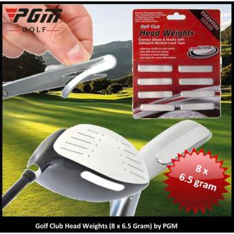 Golf Club Head Weights 8 pcs x 6.5 gram by PGM