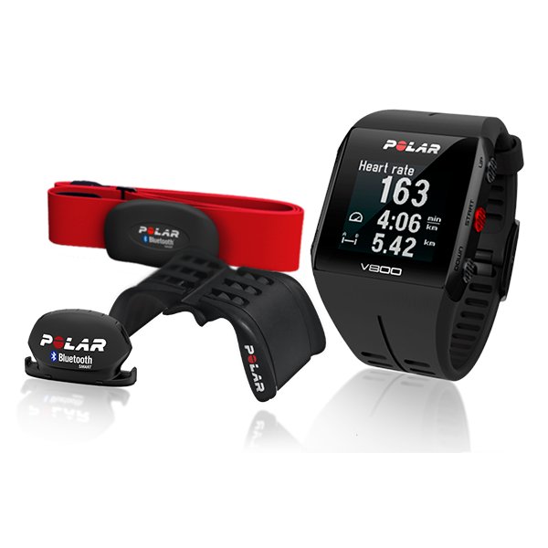 Polar V800 Special Edition - Black w/ HR + Cadence Sensor + Bike Mount Polar V800 Special Edition - Black w/ HR + Cadence Sensor + Bike Mount