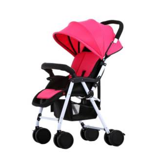 Safety Door รถเข็นเด็ก (Pink)