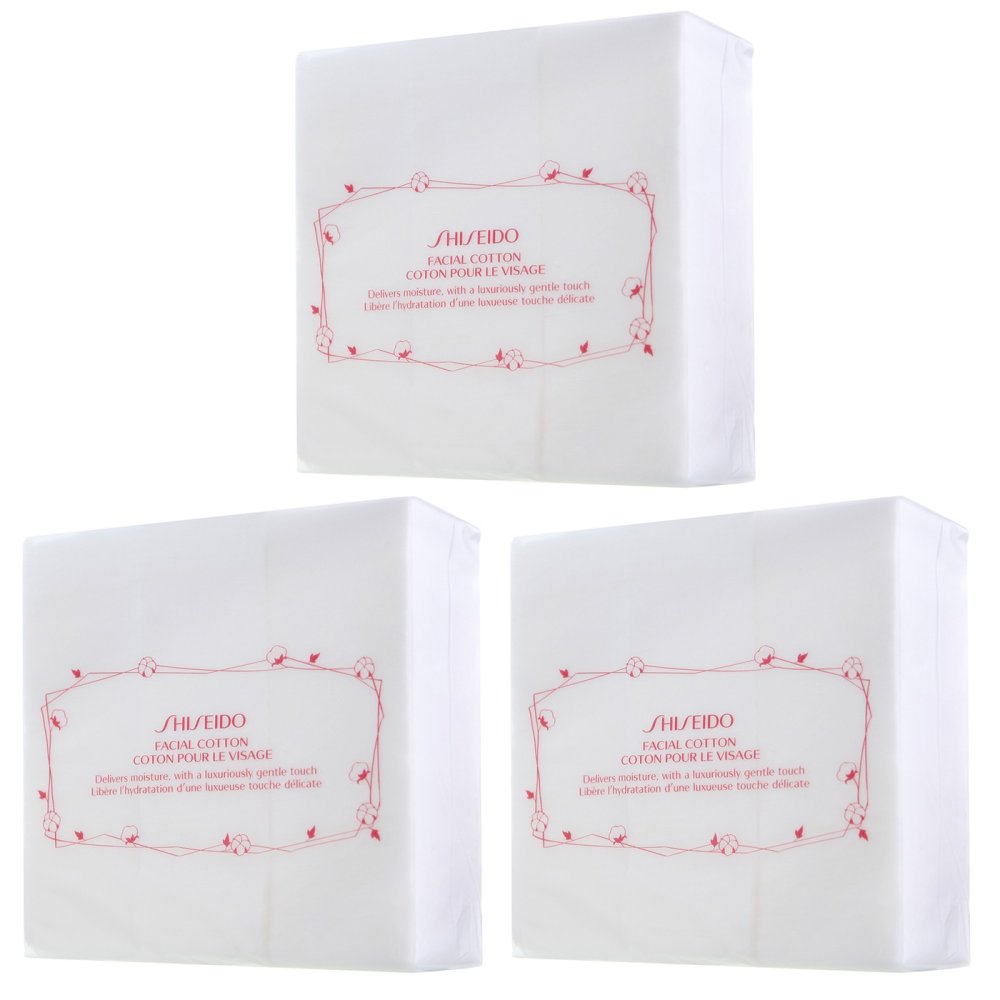 Shiseido Facial Cotton 165 Pcs ( 3 ชิ้น ) Shiseido Facial Cotton 165 Pcs ( 3 ชิ้น )