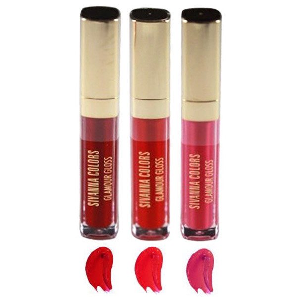 Sivanna Colors lip gloss Glamour Gloss HF320 สิวันนา ลิปกลอส ซีเวียน่า ลิปสติก ลิป ลิปสิวันนา (3แท่ง) #Set2 Sivanna Colors lip gloss Glamour Gloss HF320 สิวันนา ลิปกลอส ซีเวียน่า ลิปสติก ลิป ลิปสิวันนา (3แท่ง) #Set2