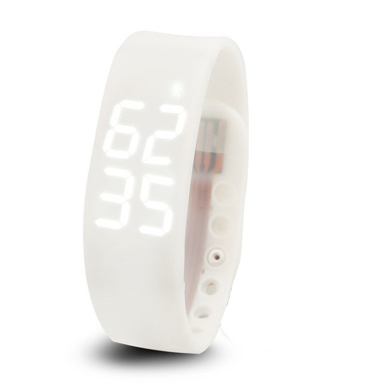 Smartwatches นาฬิกาข้อมือนับแคลอรี่ นับจำนวนก้าวเดิน วัดอุณภูมิ/การนอนหลับ (สีขาว) Smartwatches นาฬิกาข้อมือนับแคลอรี่ นับจำนวนก้าวเดิน วัดอุณภูมิ/การนอนหลับ (สีขาว)