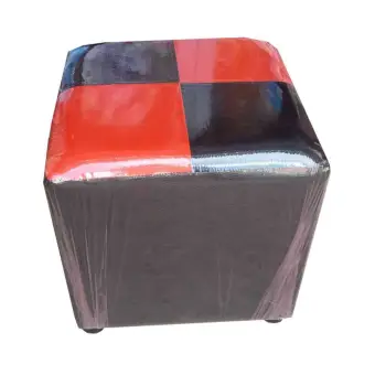 SPK Shop เก้าอี้ ทรงสตูล เบาะสี่เหลี่ยม รุ่น Stool 1 (สีแดง/ดำ) SPK Shop เก้าอี้ ทรงสตูล เบาะสี่เหลี่ยม รุ่น Stool 1 (สีแดง/ดำ)