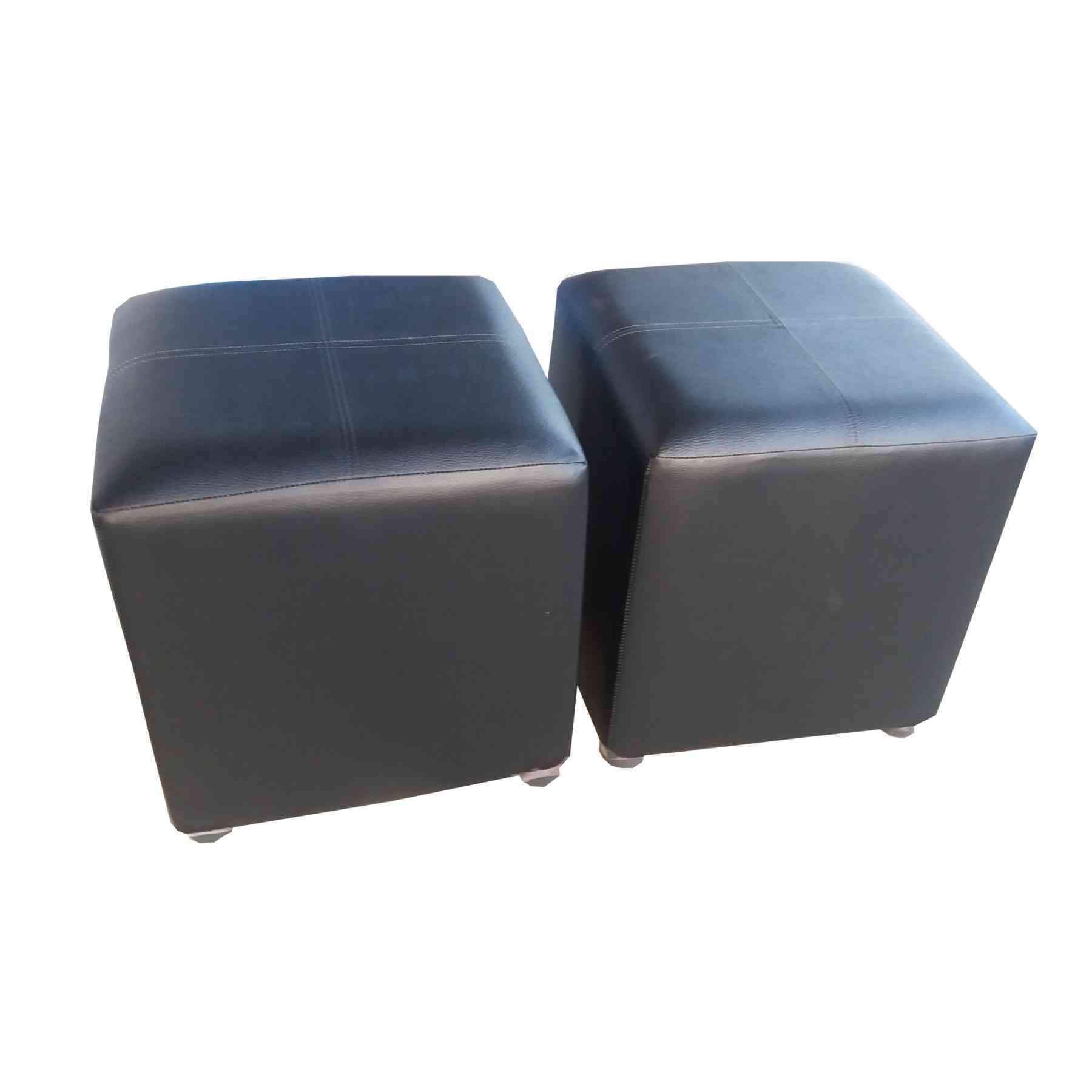 SPK Shop เก้าอี้ ทรงสตูล เบาะสี่เหลี่ยม รุ่น Stool 2 แพ็กคู่ 2 ตัว (สีดำ) SPK Shop เก้าอี้ ทรงสตูล เบาะสี่เหลี่ยม รุ่น Stool 2 แพ็กคู่ 2 ตัว (สีดำ)