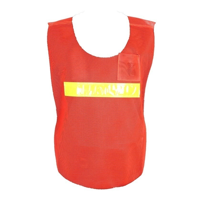 SPORTLAND เสื้อจราจร 2 แถบ TRAFFIC VEST 2 stripes (สีส้มแดง) SPORTLAND เสื้อจราจร 2 แถบ TRAFFIC VEST 2 stripes (สีส้มแดง)