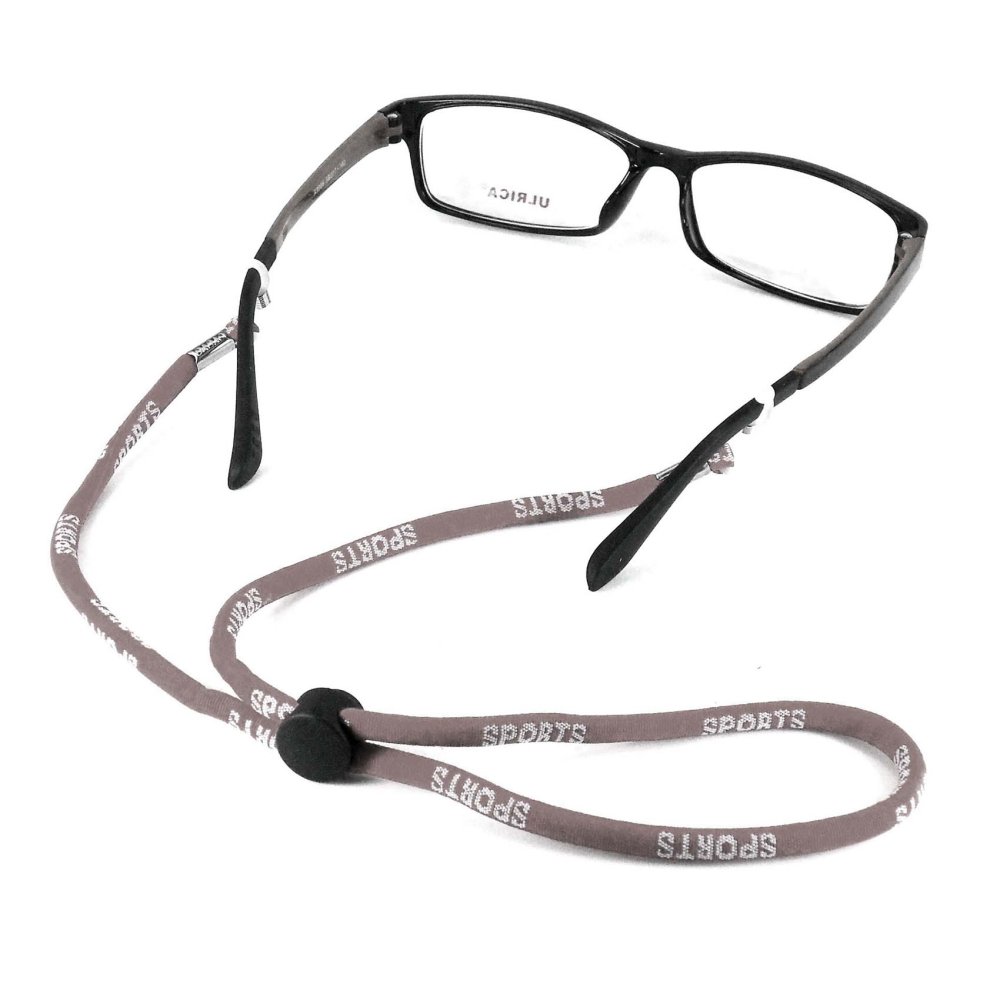 SPORTS สายแว่น คล้องแว่นตา รุ่น B-001 สีน้ำตาล For Eyewear ทำจาก Soft Nylon(ทรงสปอร์ต) SPORTS สายแว่น คล้องแว่นตา รุ่น B-001 สีน้ำตาล For Eyewear ทำจาก Soft Nylon(ทรงสปอร์ต)