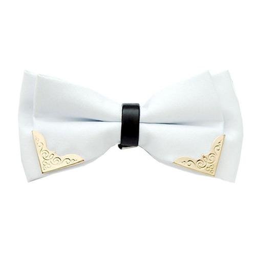 twilight หูกระต่ายขลิบทอง 2 มุม เส้นกลางดำ Bow tie หูกระต่าย โบว์ไท - รุ่น B904(not defined)