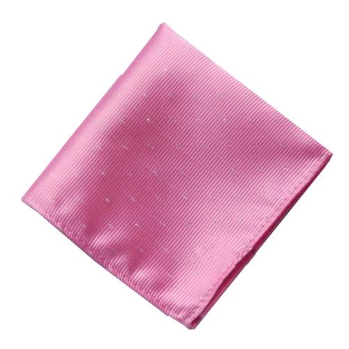 twilight ผ้าเช็ดหน้าสูท สีชมพู Pocket Handkerchief - รุ่น H105(not defined)