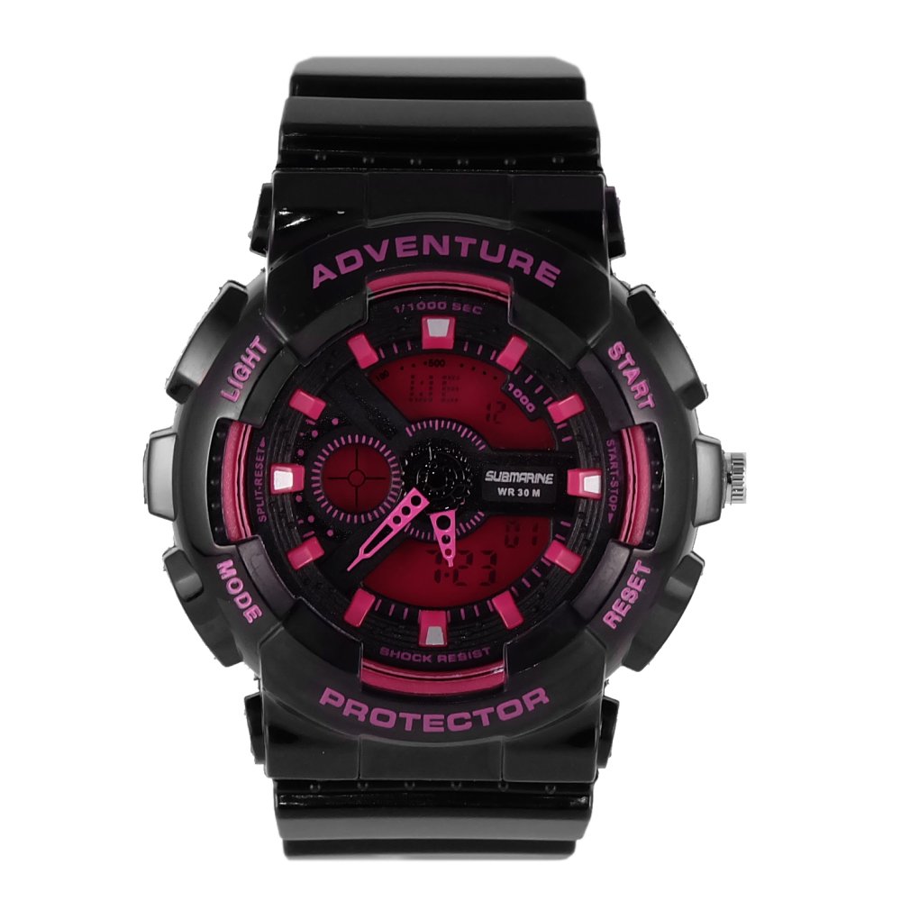 US Submarine นาฬิกาข้อมือผู้หญิง TP3163L-BRR-Red US Submarine นาฬิกาข้อมือผู้หญิง TP3163L-BRR-Red