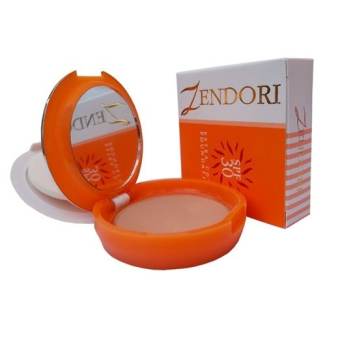Zendori Extra Cover Foundation SPF 30 แป้งพัฟเซนโดริ ปกปิด คุมมัน กันแดด กันน้ำ เบอร์ 1 ผิวขาว (1ตลับ)