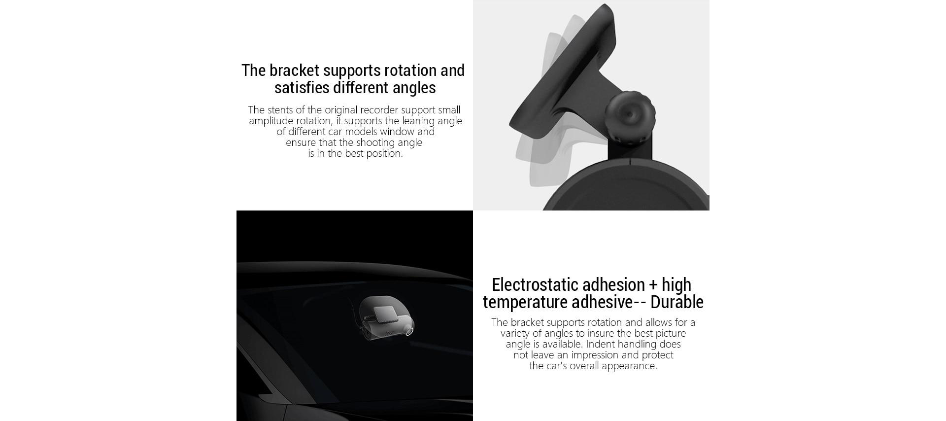Xiaomi 70mai Smart Dash Cam (1S) Full HD1080P English Ver. กล้องมุมกว้างใช้งานผ่านแอพเซนเซอร์ SONY สั่งงานด้วยเสียง 12 1c90b9d6a146c2316f1ca1ad008173a8