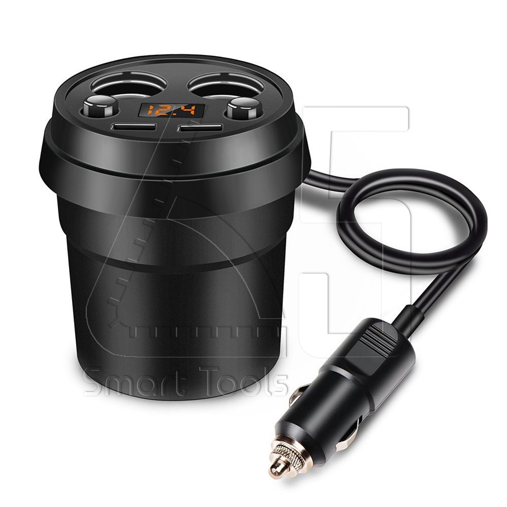 ที่ชาร์จแบตในรถ 80W 3.1A Dual USB จอ LED (Fast Charger) 3 3b2eccd3bddec3b3ca4e235af253d733