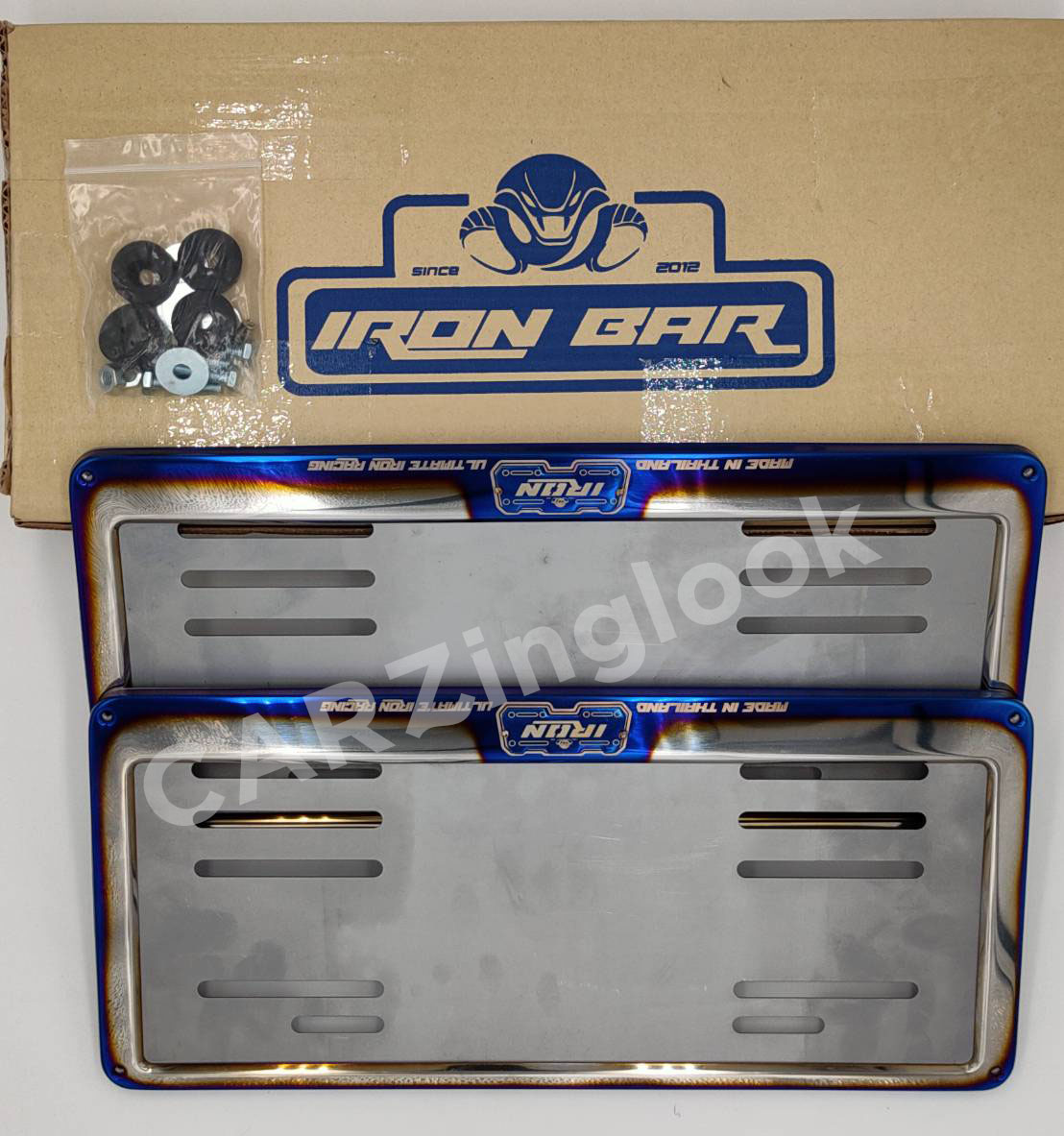 กรอบป้ายทะเบียน IRONBAR แท้ 100% 5 3b5249cc4101f09fd97d989b41caffee