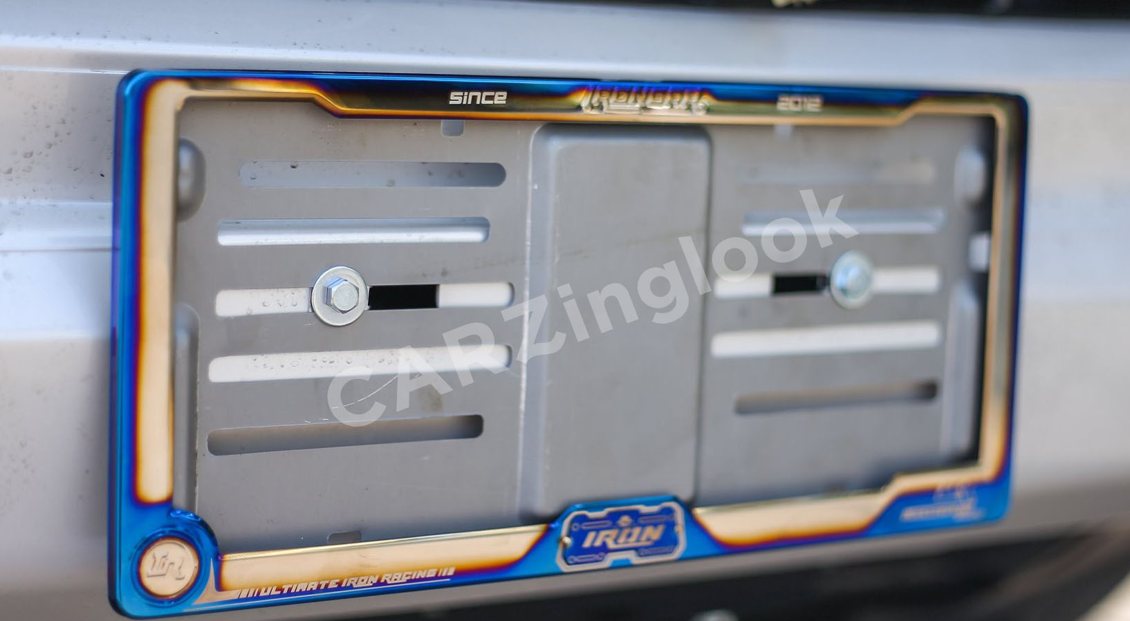 กรอบป้ายทะเบียน IRONBAR แท้ 100% 3 4253b8857b42f001765848a0307bd698