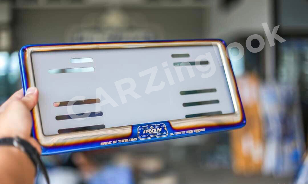 กรอบป้ายทะเบียน IRONBAR แท้ 100% 2 4a218667d9d917cfb79f3bbef4af3d4a