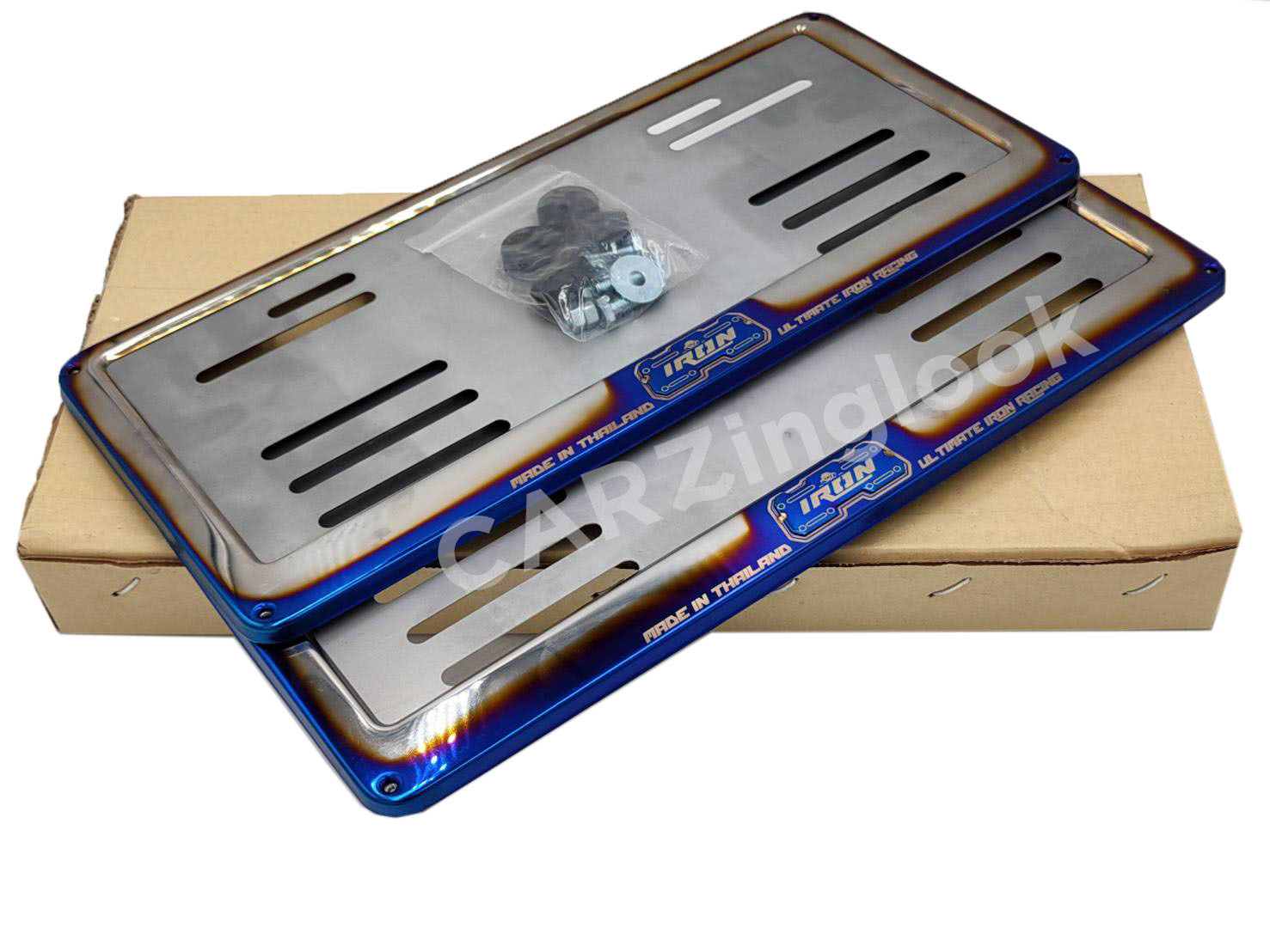 กรอบป้ายทะเบียน IRONBAR แท้ 100% 4 9884d340f10f7552d96f2f21c2378656