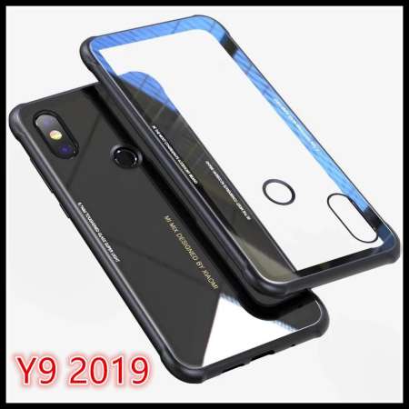 Case Huawei Y9 2019 เคสหัวเว่ย Y9(2019) เคสใส ขอบสีดำแดง เคสกันกระเเทก เคสพลาสติก สินค้าใหม่ คุณภาพดี ขายดีสุด รับประกันความพอใจ