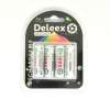 DeleeX ถ่านชาร์จ 2A 4PCS  AA 1.2V  NI-MH 3,800 mAh rechargeable battery 