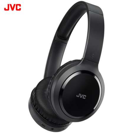 JVC HA-S60BT หูฟังบลูธูท on-ear ใช้ฟังเพลงต่อเนื่องได้ 17 ชม. (Black)
