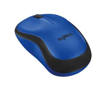 Logitech M221 Silent Wireless Mouse สีน้ำเงิน ประกันศูนย์ 1ปี ของแท้ เสียงคลิกเบา