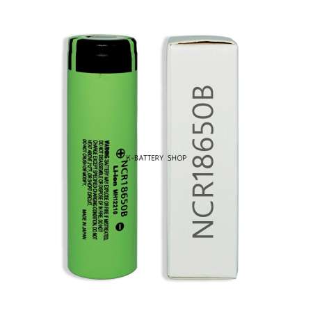 ถ่านชาร์จ Panasonic NCR18650B 18650 3400mAh ล็อตใหม่ 2 ก้อน (ของแท้ 100%)